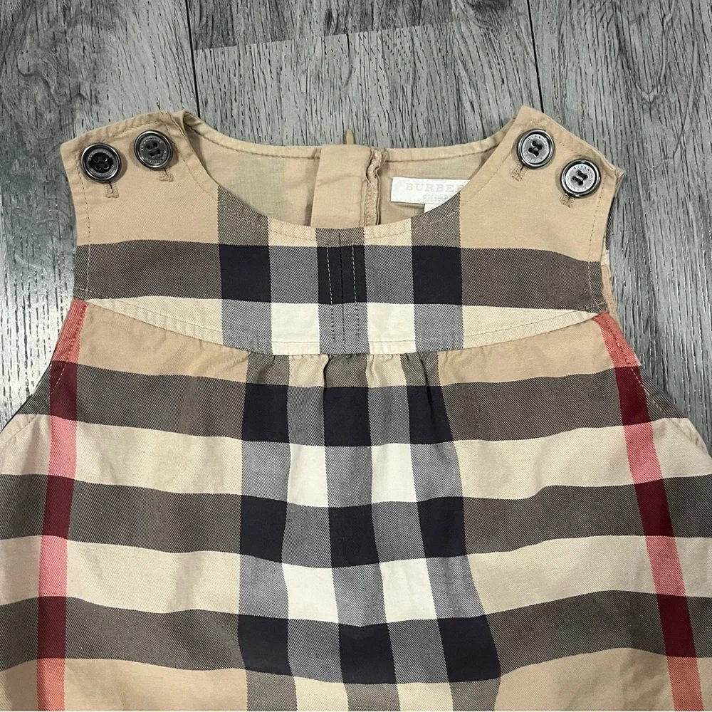 BURBERRY GIRL NOVA CHECK DRESS SIZE 8Y - Picture 2 of 8